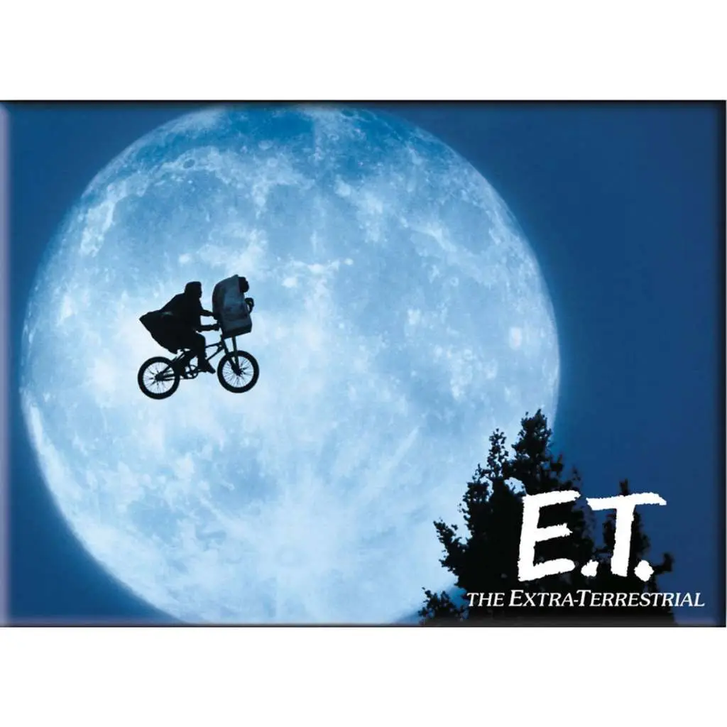 Et Moon Flat Magnet - Figurine